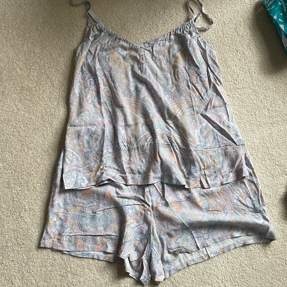 Soma SS PJ set - Global Paisley size L, NWT
